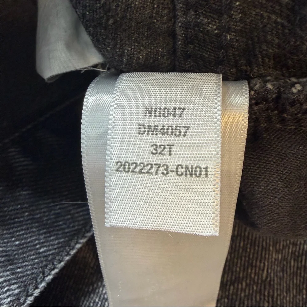 Madewell Baggy Tapered Jeans 32T Mackinnon Wash Charcoal Gray Tall